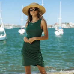 Women's Ruched Mini Tank Dress - Cupshe -Cupshe GUEST 00be0373 2756 43bf bfc7 cba013df09a2