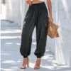 Women's Smocked High Waist Ruched Joggers - Cupshe -Cupshe GUEST 021937cf d504 4dcb af01 013bfb9bd853