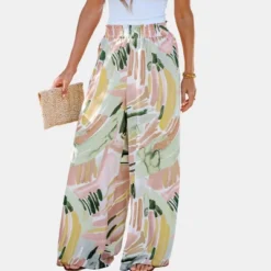 Women's Abstract Print Paperbag Pants -Cupshe -Cupshe GUEST 02977b3b a413 481a b7ae f68c42fb70dd