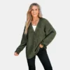 Women's Forest Green V-Neck Buttoned Cardigan - Cupshe 2 Women's Forest Green V-Neck Buttoned Cardigan - Cupshe -Cupshe GUEST 048f3f7c 626a 45a3 9ec5 71ae8d317f24