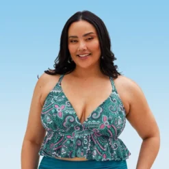 Women's Plus Size Paisley Ruffled Tankini Top - Cupshe 11 Women's Plus Size Paisley Ruffled Tankini Top - Cupshe -Cupshe GUEST 05cba8c5 1b41 4d53 b332 4c50ad06faae