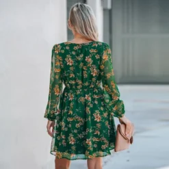 Women's Floral Print Chiffon Mini Dress - Cupshe -Cupshe GUEST 05ccbe68 89e6 4d7d bcdc a43b70e77396