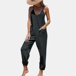 Women's V-Neck Cami Jogger Jumpsuit - Cupshe -Cupshe GUEST 0669eb2e c705 4186 be7f 52680f4cface
