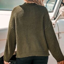 Women's Dark Green Chunky Knit Turtleneck Sweater - Cupshe 12 Women's Dark Green Chunky Knit Turtleneck Sweater - Cupshe -Cupshe GUEST 07b3659f 4637 4069 8497 508ef9ccb53e
