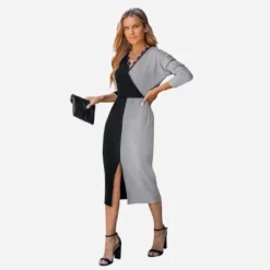 Women's Two-Tone Scalloped Lace Midi Dress - Cupshe -Cupshe GUEST 08b16813 6e79 4a7e b0f7 0641aec5a139