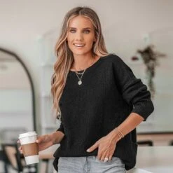 Women's Warm Hugs Drop Sleeve Sweater - Cupshe -Cupshe GUEST 09573fe0 c1ef 4499 90aa 8881e543220e