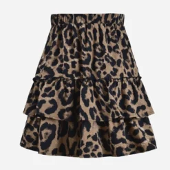 Women's Leopard Print Drawstring Ruffled Skirt - Cupshe -Cupshe GUEST 0c8e2d11 1404 4a0c a02d c46992919603