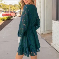 Women's Floral Lace Peasant Sleeve Mini Dress - Cupshe -Cupshe GUEST 0eba2198 67ec 4255 a09c ff85ab4581d5