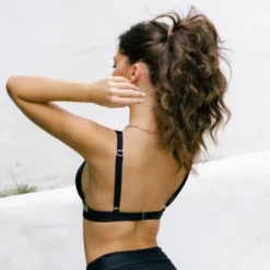 Women's Plunge Metallic Trim Bikini Top - Cupshe -Cupshe GUEST 11b82116 5834 43fa bf5a 5f1651b4ba00