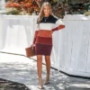 Women's Colorblock Bodycon Mini Sweater Dress - Cupshe -Cupshe GUEST 12664897 c032 451f b584 5a5e971bcbae