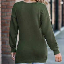 Women's Cable Knit Wrap Sweater - Cupshe -Cupshe GUEST 14dabb0a a66a 4b2e a345 4b68ec30359e