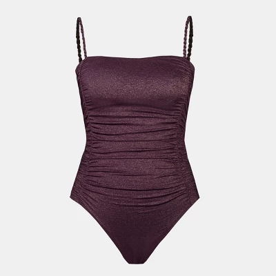 Women's Square Neck Shiny One Piece Swimsuit - Cupshe 6 Women's Square Neck Shiny One Piece Swimsuit - Cupshe - Image 4