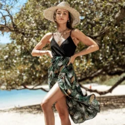 Women's V-neck Mid Length Slip Dress - Cupshe -Cupshe GUEST 16ca5584 8e4b 420b 9259 1175736c5eef