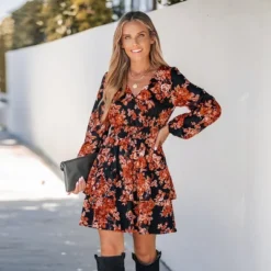 Women's Floral Print Smocked Ruffled Mini Dress - Cupshe 12 Women's Floral Print Smocked Ruffled Mini Dress - Cupshe -Cupshe GUEST 18333945 a22a 4f36 9f92 5adfd1379f9b