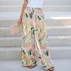 Women's Abstract Print Paperbag Pants -Cupshe -Cupshe GUEST 18fd4bfc ef3b 4340 a9b8 ae3715876879