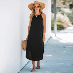 Women's Scoop Neck Cami Casual Midi Dress - Cupshe -Cupshe GUEST 1b5e8cdd 4ebd 44c8 822a 95da4c0b101d