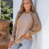 Women's Cutout Lace Sweater - Cupshe -Cupshe GUEST 1bf032c8 612a 4d5a ad6f 8b4420519654