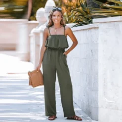 Women's Foldover Tie Strap Jumpsuit - Cupshe -Cupshe GUEST 1fe12b4e 8ebf 4349 a37f c0d77acfb615