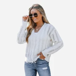 Women's Cable Knit Button-Front Cardigan - Cupshe 15 Women's Cable Knit Button-Front Cardigan - Cupshe -Cupshe GUEST 254abc00 d4a4 48db 8ef2 b8adda76ac56