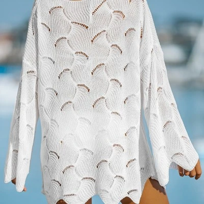 Women's Cutout Swim Cover Up Dress - Cupshe 4 Women's Cutout Swim Cover Up Dress - Cupshe - Image 2