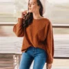 Women's Neutral Split Hem Relaxed Sweater - Cupshe 1 Women's Neutral Split Hem Relaxed Sweater - Cupshe -Cupshe GUEST 2dad5795 4ca9 48d2 83b3 3a1291ebc2e2