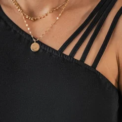 Women's Strappy Asymmetrical Neck Top - Cupshe -Cupshe GUEST 2f0f8d83 bb08 4d8a 8005 a4adfaf96612