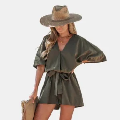 Women's Belted Surplice Short Romper - Cupshe 13 Women's Belted Surplice Short Romper - Cupshe -Cupshe GUEST 2f7ebcd8 5b43 41ba 8055 64caf698d481