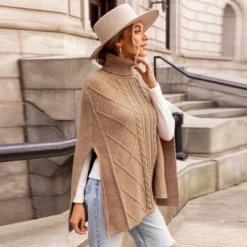 Women's Cable Knit Turtleneck Sweater - Cupshe -Cupshe GUEST 33ee56d3 7681 48be 8e79 db2b9bed1e0b