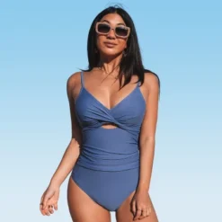 Women's Twist Front Cutout One Piece Swimsuit -Cupshe 18 Women's Twist Front Cutout One Piece Swimsuit -Cupshe -Cupshe GUEST 355248e4 fa90 43d6 945d 1ae8723ac1e8