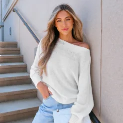 Women's Crochet Casual Sweater - Cupshe -Cupshe GUEST 36039dab 8e82 48eb 8aad b7e8c1f5773a