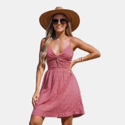 Women's Twisted Cutout Cami Dress - Cupshe -Cupshe GUEST 38040b54 f15d 44c0 ba00 e5843dd8dcf3