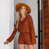 Women's Chunky Knit Drawstring Romper - Cupshe 2 Women's Chunky Knit Drawstring Romper - Cupshe -Cupshe GUEST 385e5c09 6e56 492e 8607 1aa63a868c6d