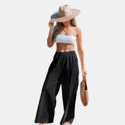 Women's Sunshine Smocked Wide Leg Pants - Cupshe -Cupshe GUEST 38838eec 0064 4219 afde 7b886f76522f