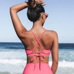 Women's Tunneled Pink Bralette Bikini Top - Cupshe 13 Women's Tunneled Pink Bralette Bikini Top - Cupshe -Cupshe GUEST 3bd41ffb 112c 4005 b2aa 77a7c9dc0860
