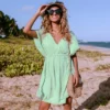 Women's Elastic Beachwear Short Sleeve Cover Up -Cupshe 2 Women's Elastic Beachwear Short Sleeve Cover Up -Cupshe -Cupshe GUEST 41063591 c36d 469d 98ff 0ac0b9b4071f