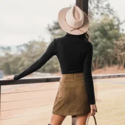 Women's Corduroy Button-Front Mini Wrap Skirt - Cupshe 10 Women's Corduroy Button-Front Mini Wrap Skirt - Cupshe -Cupshe GUEST 496c2b5f a4d8 49d7 87c9 3e37eae19afc