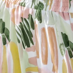 Cupshe 32 Women's Abstract Print Paperbag Pants -Cupshe