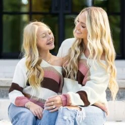 Women's Striped Drop Sleeve Rib Sweater - Cupshe -Cupshe GUEST 4e9cff7c 7eb2 4001 9f1a 0469448031fd