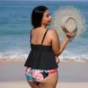 Women's Plus Size Flutter High Waist Tankini Set - Cupshe -Cupshe GUEST 51e7d800 6dac 43c5 b487 fd2b51deebe1