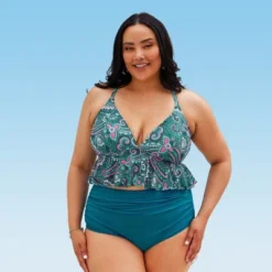 Women's Plus Size High Waist Bikini Bottom - Cupshe -Cupshe GUEST 5356568b 8775 4b9b a4eb be54941d6c78