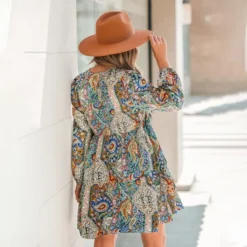 Women's Retro Paisley Print V-Neck Mini Dress - Cupshe 12 Women's Retro Paisley Print V-Neck Mini Dress - Cupshe -Cupshe GUEST 57ab9734 ef73 492c a664 4c671bb8d086