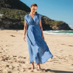 Women's Dreamy Drawstring Ruffled Cover-Up Dress - Cupshe -Cupshe GUEST 594a1254 714b 486f aaa8 ce2785bec445