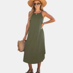 Women's Scoop Neck Cami Casual Midi Dress - Cupshe -Cupshe GUEST 596f42fd 7e53 460a 90e8 9bfb28b2a317