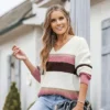 Women's Striped Drop Sleeve Rib Sweater - Cupshe 1 Women's Striped Drop Sleeve Rib Sweater - Cupshe -Cupshe GUEST 59bf1604 a7a3 41b9 8c98 6777289c9322