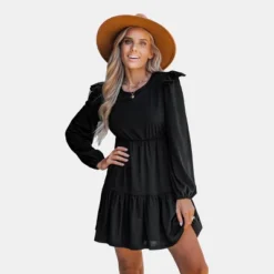 Women's Ruffled Long Sleeve Mini Dress - Cupshe 15 Women's Ruffled Long Sleeve Mini Dress - Cupshe -Cupshe GUEST 5b9a9db7 c255 4d7b bb40 4a17d913a053
