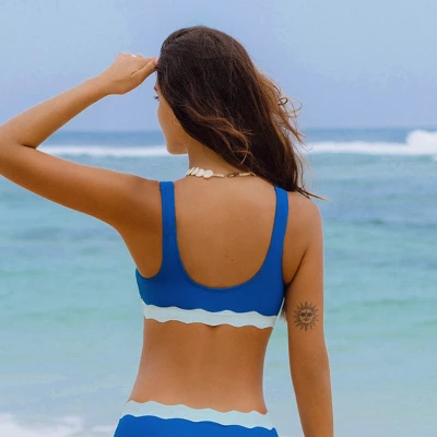 Women's Scoop Bralette Banded Bikini Top - Cupshe 4 Women's Scoop Bralette Banded Bikini Top - Cupshe - Image 2