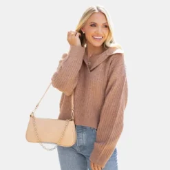 Women's Classic Cozy V-Neck Rib Sweater - Cupshe -Cupshe GUEST 5ce32ef5 61c8 491e bcf3 0e45ebb9e2e0