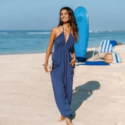 Women's Plunge Halter Jogger Jumpsuit - Cupshe -Cupshe GUEST 617aca1b 8f84 4358 9f15 021675d4dfa5