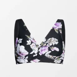 Women's Floral Front Cross Bikini Top - Cupshe -Cupshe GUEST 631a7dee 72ec 4772 8fab caf1cb6dc573