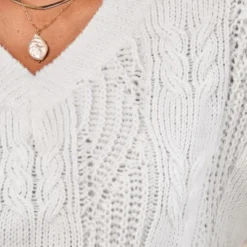 Women's Cable Knit V-Neck Sweater - Cupshe 12 Women's Cable Knit V-Neck Sweater - Cupshe -Cupshe GUEST 68856020 e69a 41bb 89f6 5295f17dc265